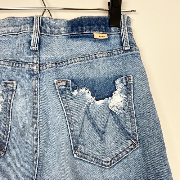 MOTHER Superior The Tripper Ankle Jeans Misbeliever Distressed Size 24 - Picture 11 of 16